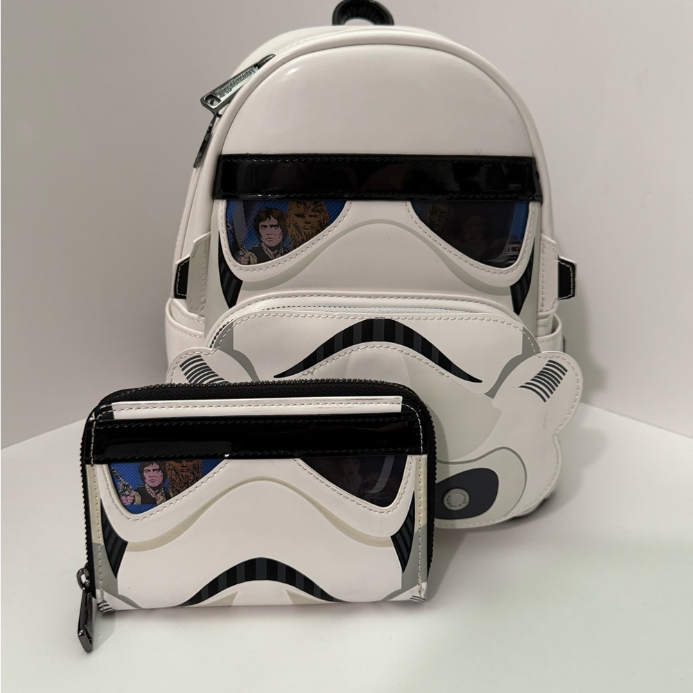 Loungefly Stormtrooper Mini Backpack With Wallet